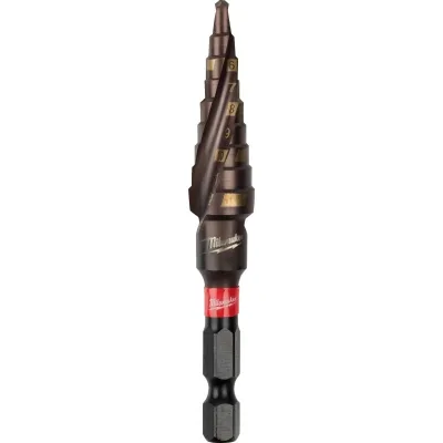 Свердло Milwaukee ступінчасте SHOCKWAVE Impact Duty, 4-12мм з кроком 1мм (48899261)
