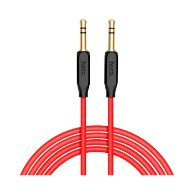 Кабель мультимедійний 3.5mm M to 3.5mm M 1.0m Black HOCO (6957531079293)