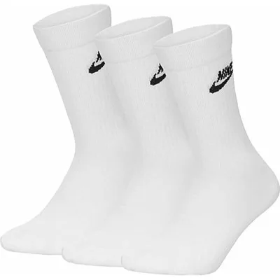 Шкарпетки Nike U NK NSW EVERYDAY ESSENTIAL CR 3PR DX5025-100 42-46 3 пари Білі (196148785708)