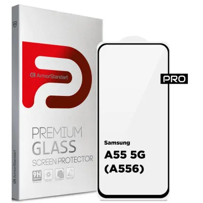 Скло захисне Armorstandart Pro Samsung A55 5G (A556) Black (ARM74348)
