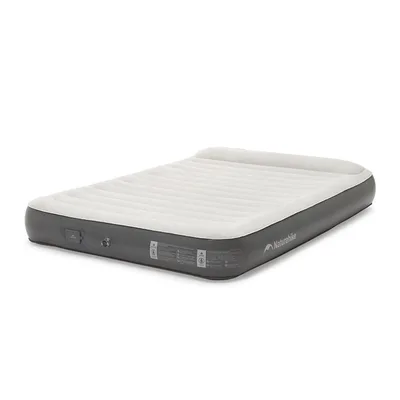 Самонадувний матрац, двомісний, із вбудованою помпою Naturehike CNK2450WS040, 250 мм, сірий
