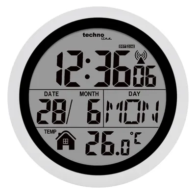 Настінний годинник Technoline Bath Clock Silver (WT3005) (DAS303937)