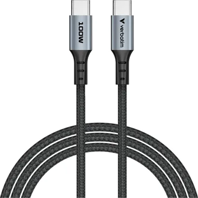 Дата кабель USB-C to USB-C 1.2m 60W black Verbatim (31845)