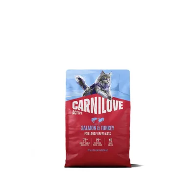 Сухий корм для кішок Carnilove Active Salmon & Turkey Large Breed 2 кг (8595602581658)