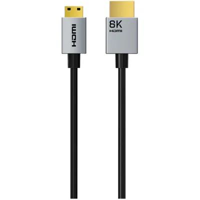 Кабель мультимедійний HDMI mini M to HDMI M 0.5m 8K60Hz Cabletime (CA915859)