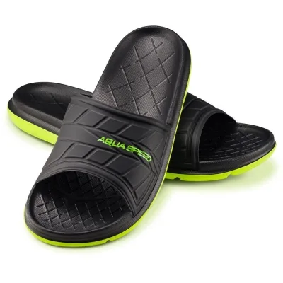 Шльопанці Aqua Speed Aspen 534-07 чорний, жовтий 39 (5908217684837)