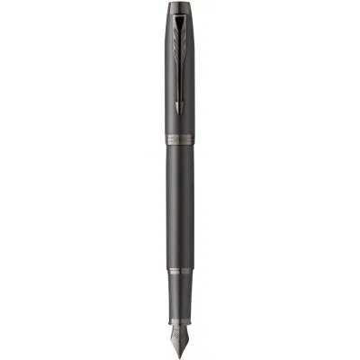 Ручка пір'яна Parker IM 17 Professionals Monochrome Titanium  FP F (28 011)