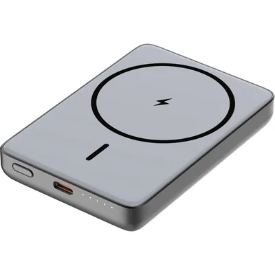 Батарея універсальна Atria 10000mAh, PD/20W, 15W Wireless MagSafe, Black (WPD-W72B)