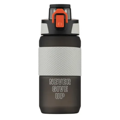 Пляшка для води Ardesto Motion 600мл, пластик, чорний (AR2260ML)