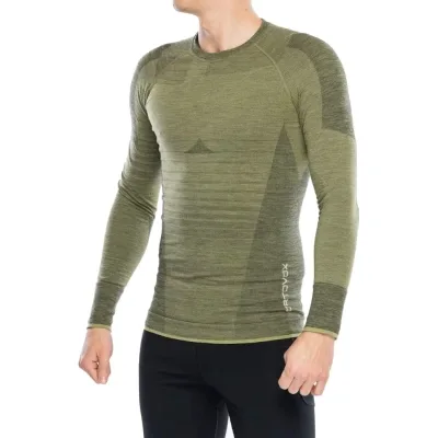 Термокофта Ortovox 230 Competition Long Sleeve Mns wild herbs - L - оливковий (025.001.1032)