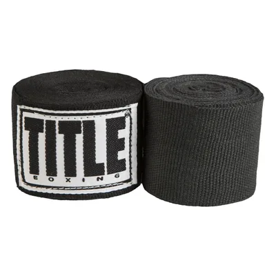 Бинт для спорту Title Boxing Select 180" Semi Elastic Mexican 4.5м Black (SMHW XL BK)