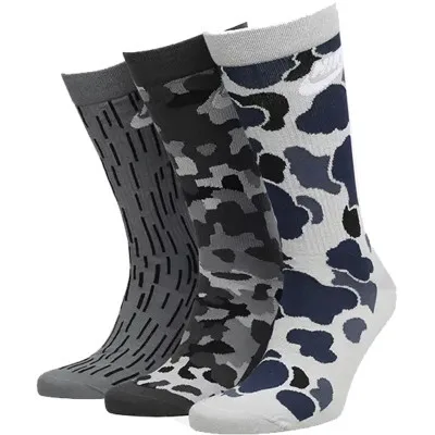 Шкарпетки Nike U NK EVERYDAY ESSENTIAL CREW DH3414-902 3 пари 42-46 Сірі (195244783731)