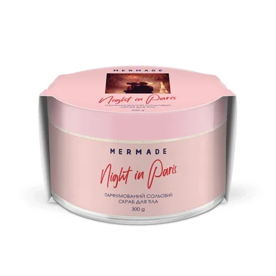 Скраб для тіла Mermade Night in Paris Парфумований сольовий 300 г (4823122900944)