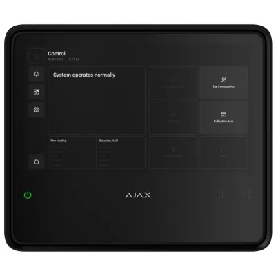 Модуль управління розумним будинком Ajax EN54 Fire Hub black