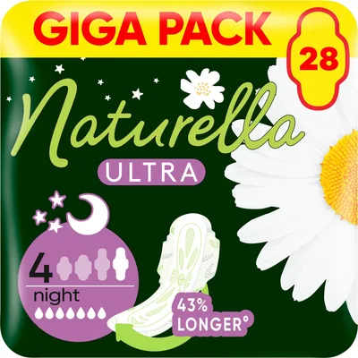 Гігієнічні прокладки Naturella Ultra Night (Розмір 4) 28 шт. (4015400624363/8006540399521)