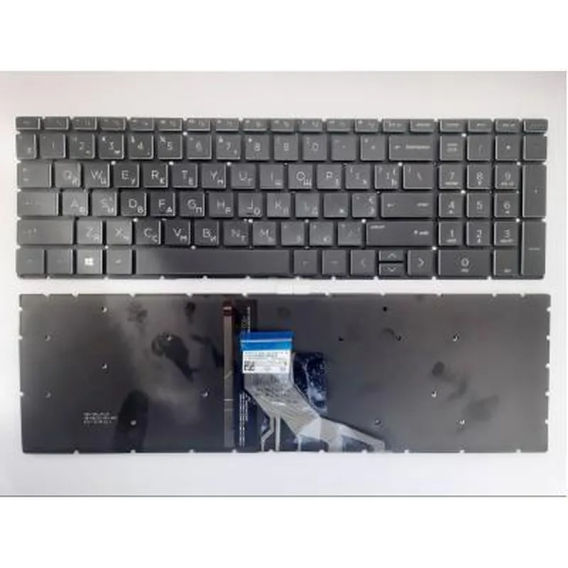 Клавіатура ноутбука HP Pavilion 15-DA; 250/255 G7 черная,подсв (A46126)