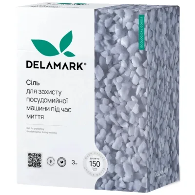 Сіль для посудомийних машин DeLaMark 3 кг (4820152332257)