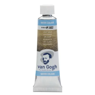 Акварельні фарби Royal Talens Van Gogh (802), Світле золото, туба 10 мл (8712079418144)