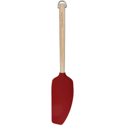 Лопатка кухонна KitchenAid Coreline для тіста, 35,3 см, береза, червоний (KQR732OHERE)
