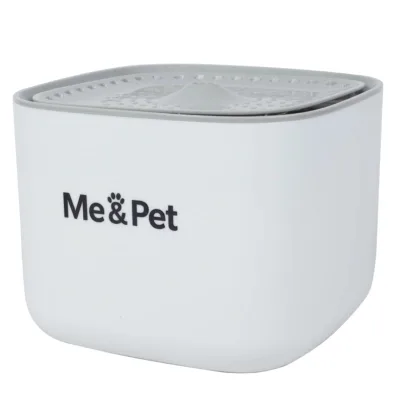 Універсальний посуд для тварин Me&Pet Поїлка фонтан 3 л біла (NMP070)