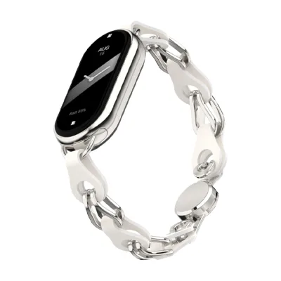 Ремінець до фітнес браслета Armorstandart Chain Wristband для Xiaomi Smart Band 10/9/8 Silver (ARM86889)
