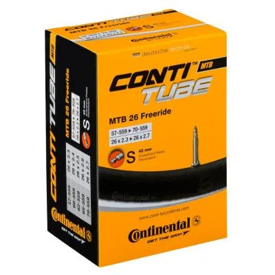 Велосипедна камера Continental MTB Freeride 26" 57-559 / 70-559 RE PR42mm (181731)