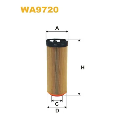 Повітряний фільтр для автомобіля Wixfiltron WA9720