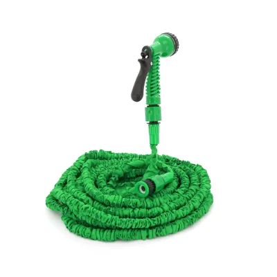 Шланг для поливу Voltronic KY-375G, 10-37.5м/125ft, + розпилювач, насадка на кран, Green, Box (KY-375G)