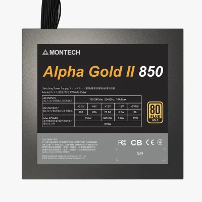 Блок живлення MONTECH 850W (ALPHA GOLD II 850W)