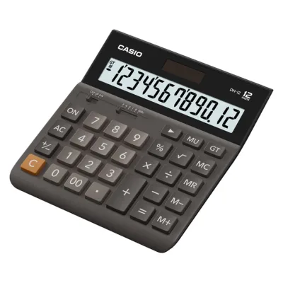 Калькулятор Casio DH-12-BK-S-EP, чорний (CALC-CAS-DH-12-BK-S)