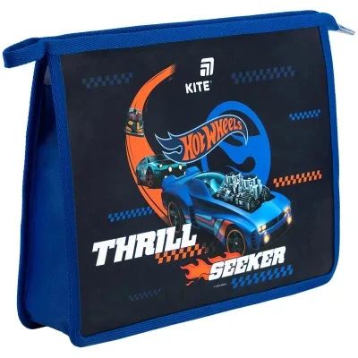 Папка на блискавці Kite A4+ Hot Wheels (HW26-428)