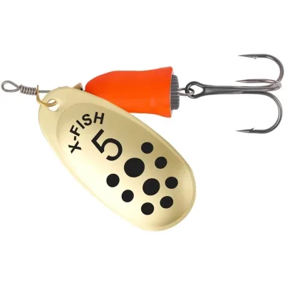 Блешня X-Fish Wolf 12,5g 5 Gold fire red (1917.05.58)