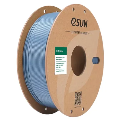 Пластик для 3D-принтера eSUN PLA BASIC 1,75mm 1kg LIGHT GREY (PLA-BASIC175Q-H1P1)