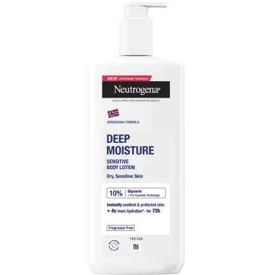 Лосьйон для тіла Neutrogena Глибоке зволоження для чутливої шкіри 400 мл (3574660527452)
