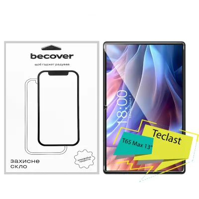 Скло захисне BeCover Teclast Tab T65 Max 13" (713041)