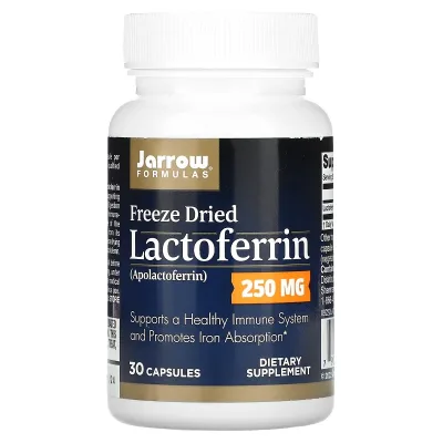 Пробіотики Jarrow Formulas Лактоферин сублімований, 250 мг, Lactoferrin, Freeze Dried, 30 ка (JRW-21078)