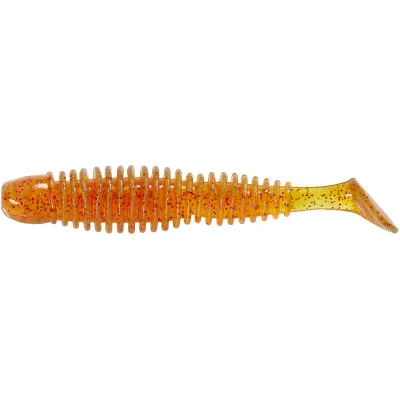 Силікон рибальський Reins Bubbling Shad 3" 566 Motor Oil Red Flake (8 шт/уп.) (1552.03.01)