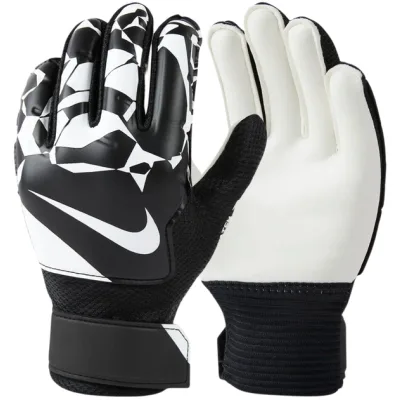 Воротарські рукавиці Nike NK GK MATCH JR - HO24 (HQ0258-010) дит 8 (21.6 см) Чорно/білі (197600426153)