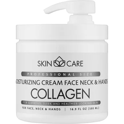Крем для тіла Dead Sea Collection Skin Care Collagen Moisturizing & Nourishing Cream 500 мл (7290107427609)