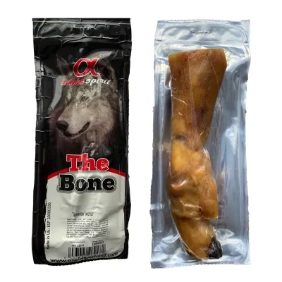 Ласощі для собак Alpha Spirit Ham Bone Leg Vacuum м'ясна кісточка 6 см (8437015969282)