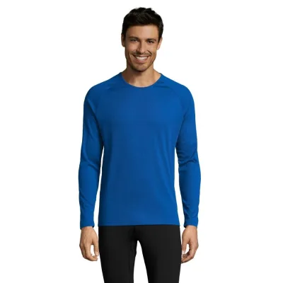 Лонгслів Sol's Sporty LSL men яскраво-синій L (02071241L)