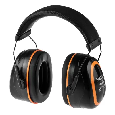 Захисні навушники Neo Tools SNR 30дБ, категорія III, ізолююча піна G-TECH, 0.26кг, чорні (97-563)