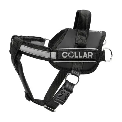 Шлея для собак Dog Extreme Police N1 35-45 см чорна (07041)