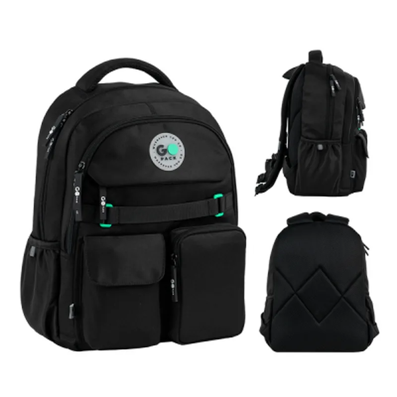 Рюкзак шкільний GoPack Education 183 чорний (GO26-183M-3)