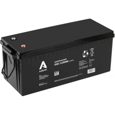 Батарея до ДБЖ AZBIST 12V 200 Ah Super GEL (ASGEL-122000M8)