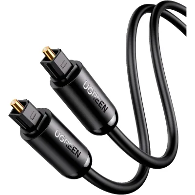 Кабель мультимедійний Optical Toslink 3.0m AV122 black Ugreen (70893)