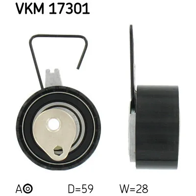 Ролик натягувача ременя SKF VKM 17301