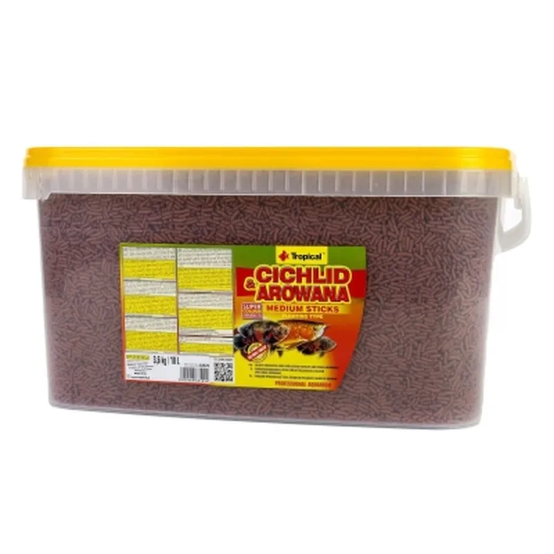Корм для риб Tropical Cichlid&Arowana Medium Sticks у паличках 10 л (5900469635292)