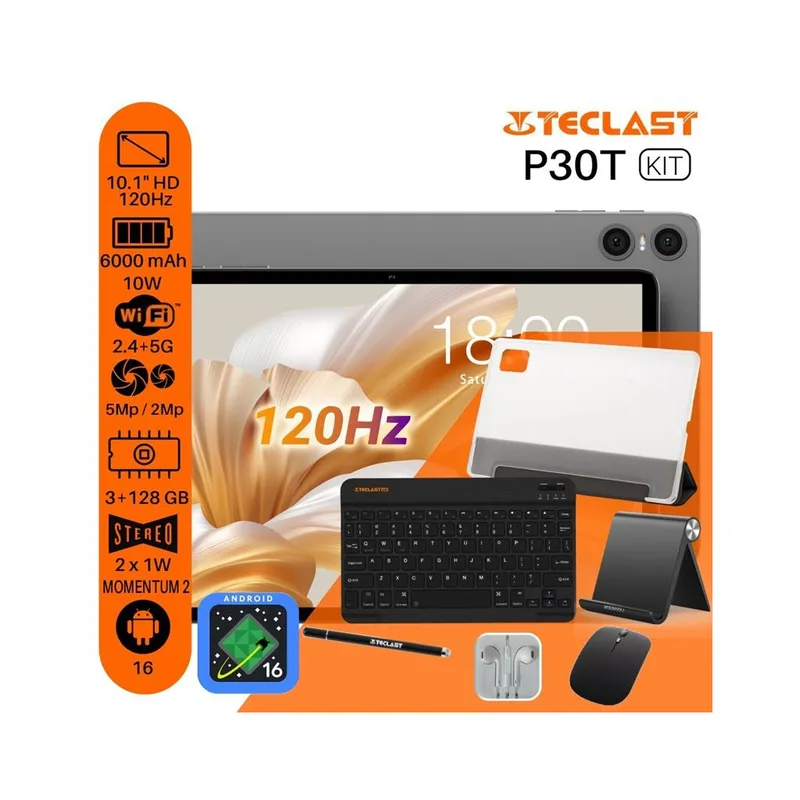 Планшет Teclast P30T KIT 3/128GB Wi-Fi Grey (6940709680254) (UA)