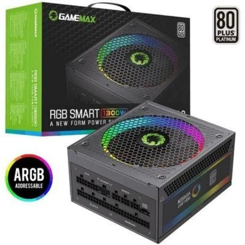 Блок живлення Gamemax 1300W (RGB PRO 1300P WH)